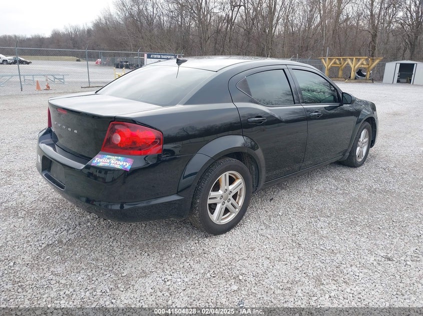 2012 DODGE AVENGER VIN: 1C3CDZCB5CN142472