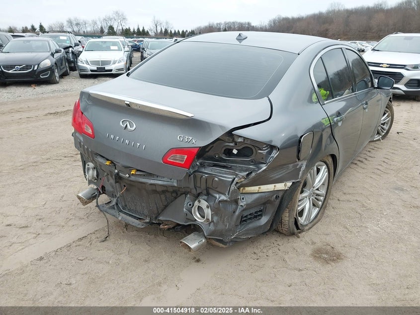 2011 INFINITI G37X VIN: JN1CV6AR9BM401026