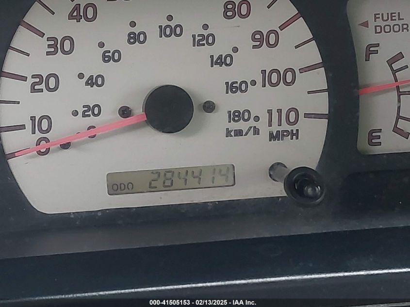 2002 Toyota Tacoma Prerunner V6 VIN: 5TESN92N32Z091243 Lot: 41505153