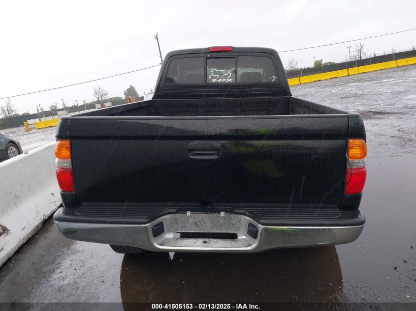 2002 Toyota Tacoma Prerunner V6 VIN: 5TESN92N32Z091243 Lot: 41505153