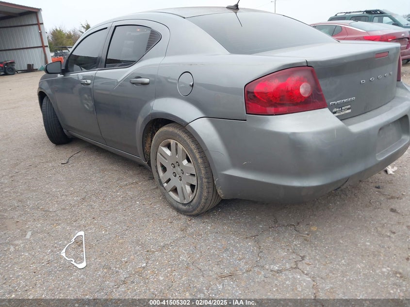 Vin: 1c3cdzab6cn325785, lot: 41995961, dodge avenger se 20123