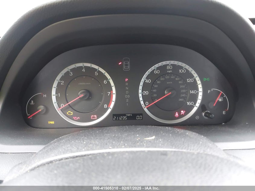 2009 HONDA ACCORD VIN: 1HGCP26369A038623