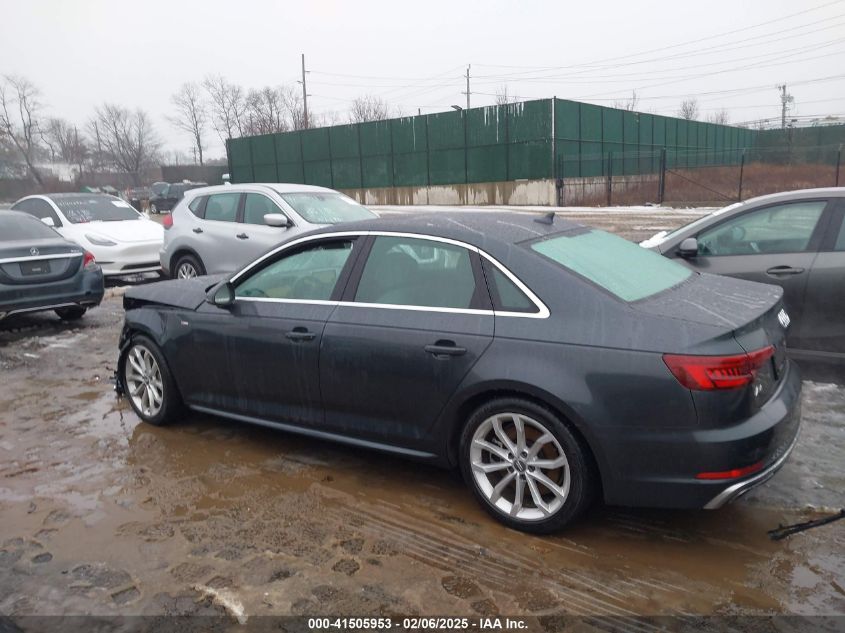 2019 AUDI A4 45 PREMIUM - WAUENAF42KN012581