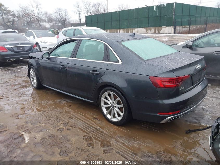 2019 AUDI A4 45 PREMIUM - WAUENAF42KN012581