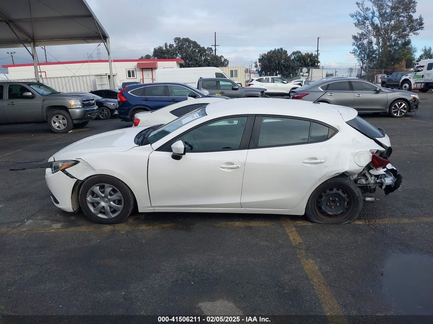 2016 MAZDA MAZDA3 VIN: JM1BM1J76G1292515