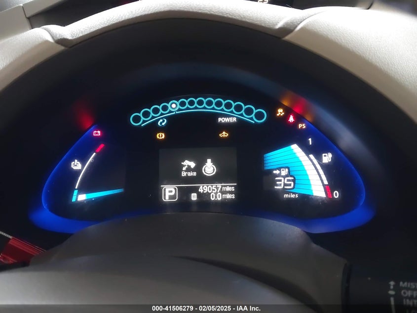 2012 NISSAN LEAF VIN: JN1AZ0CP9CT017890