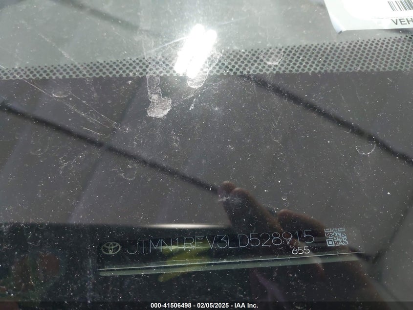 2020 TOYOTA RAV4 LIMITED - JTMN1RFV3LD528915