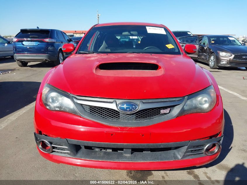 2008 Subaru Impreza Wrx Sti VIN: JF1GR89668L826801 Lot: 41506522