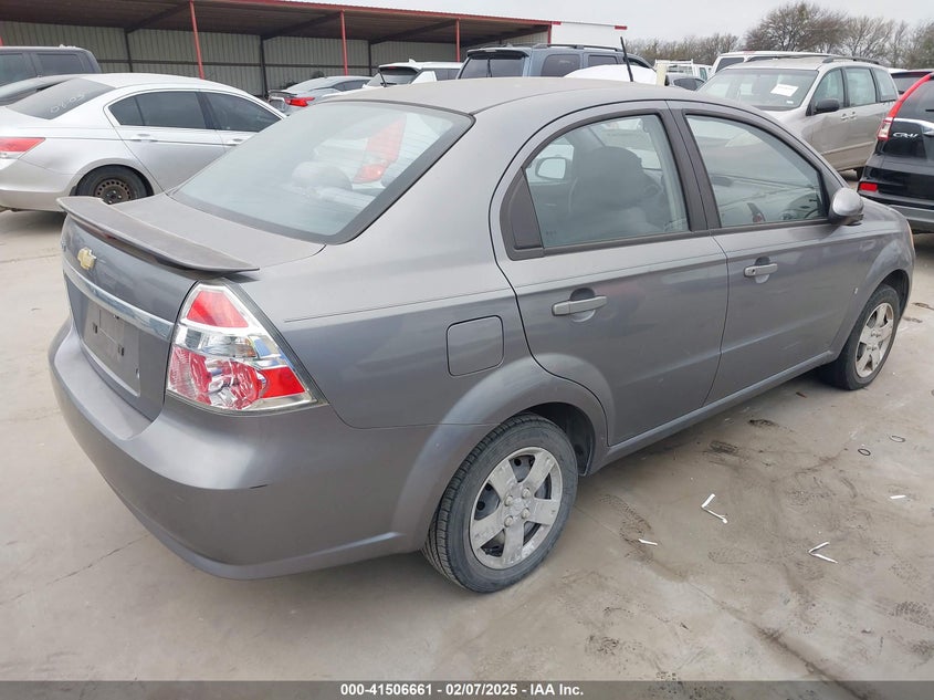 2009 CHEVROLET AVEO VIN: KL1TD56E99B629458