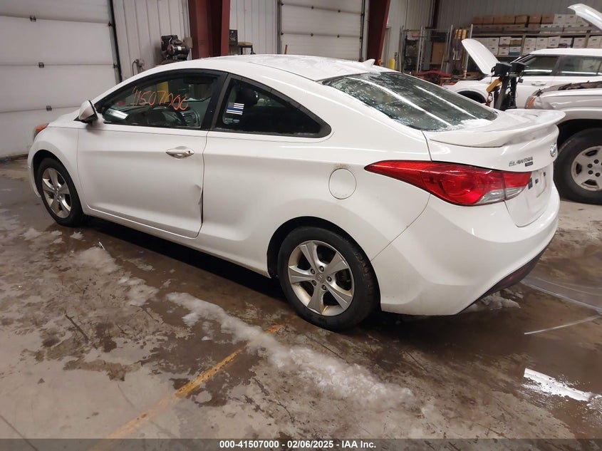 2013 HYUNDAI ELANTRA COUPE VIN: KMHDH6AE0DU016636