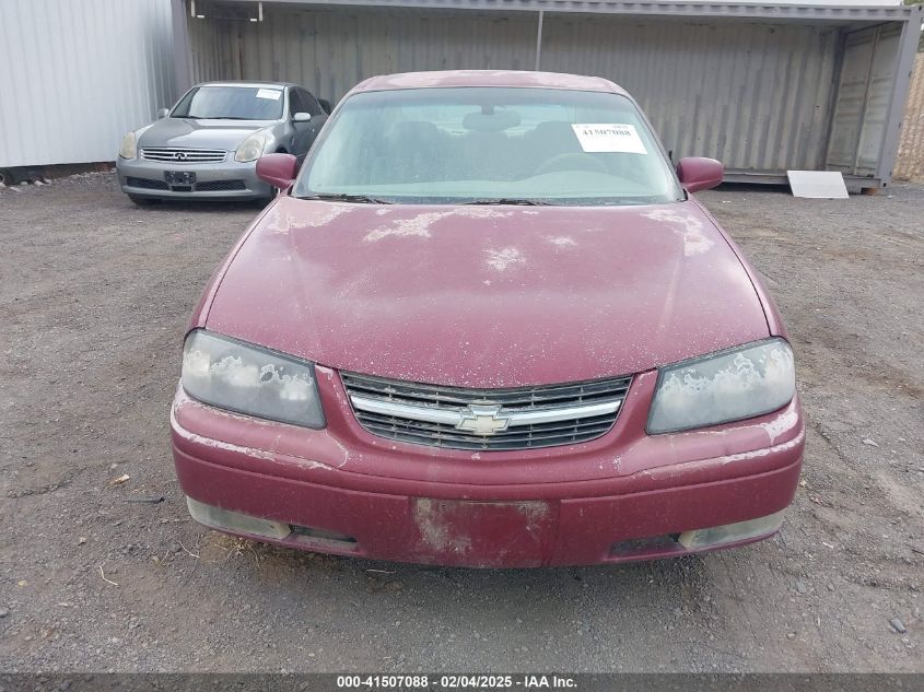 2005 Chevrolet Impala Ls VIN: 2G1WH55K159193971 Lot: 41507088