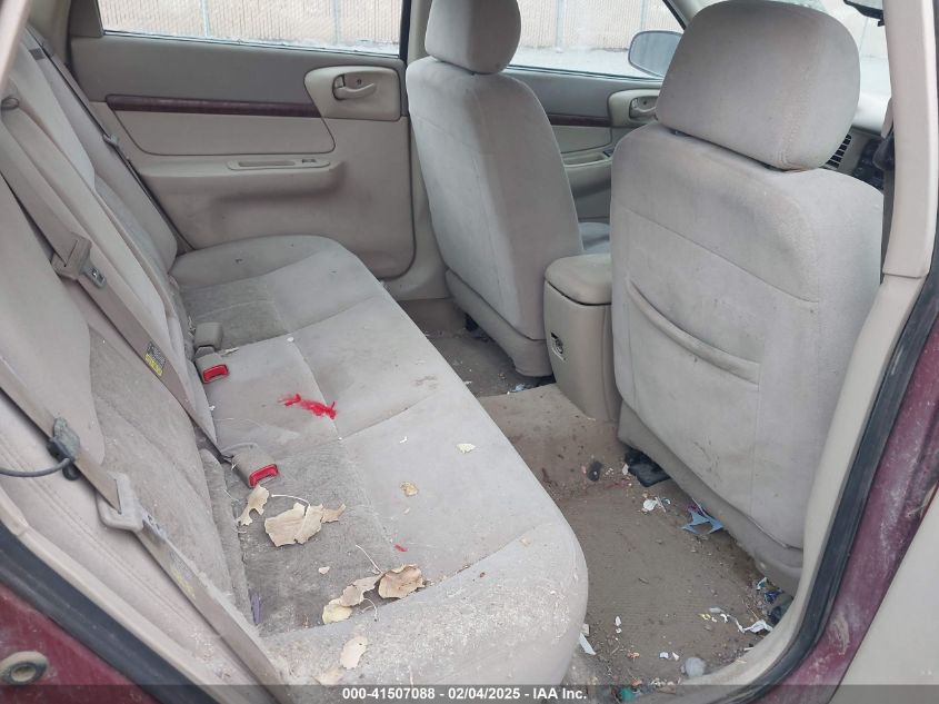 2005 Chevrolet Impala Ls VIN: 2G1WH55K159193971 Lot: 41507088