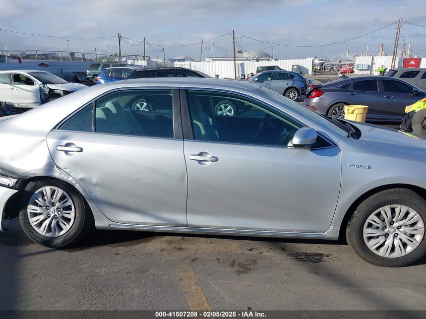 2012 TOYOTA CAMRY HYBRID VIN: 4T1BD1FK9CU012975