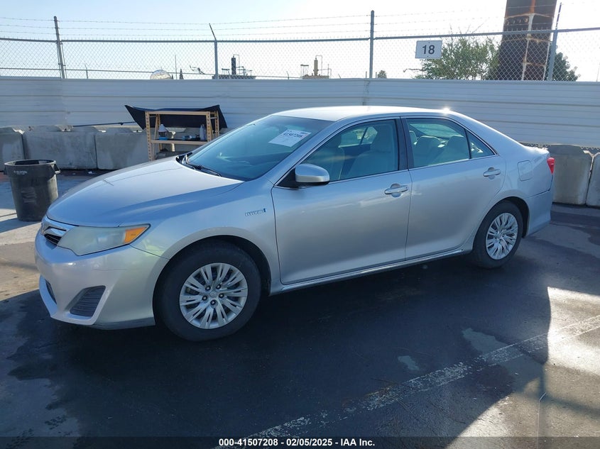 2012 TOYOTA CAMRY HYBRID VIN: 4T1BD1FK9CU012975