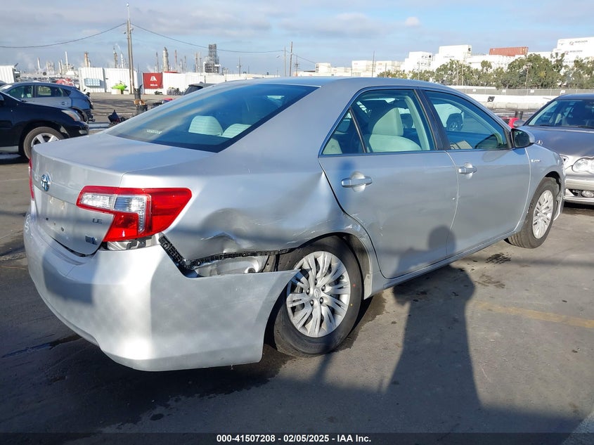 2012 TOYOTA CAMRY HYBRID VIN: 4T1BD1FK9CU012975