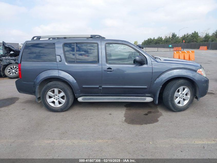 2011 Nissan Pathfinder Sv VIN: 5N1AR1NN0BC632711 Lot: 41507308