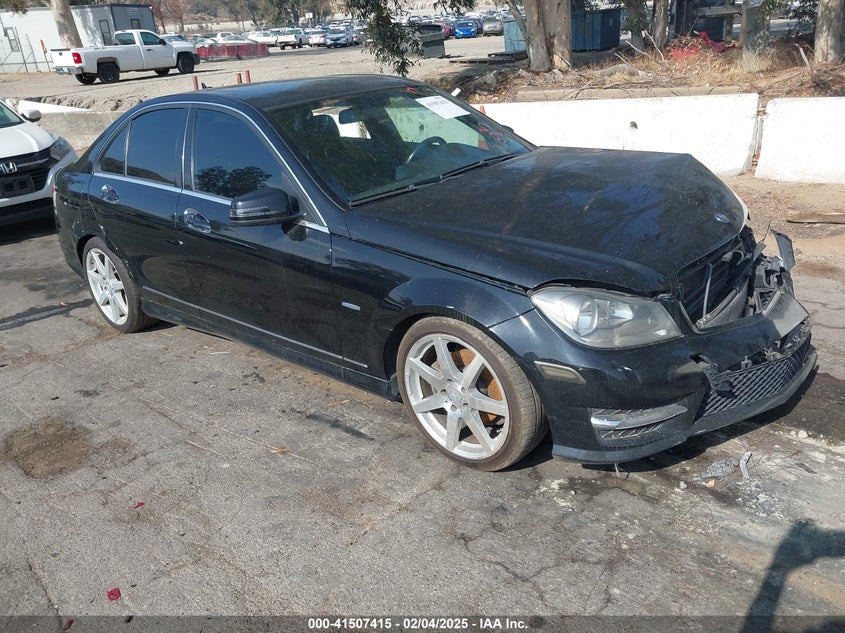 2012 MERCEDES-BENZ C 250 VIN: WDDGF4HB7CR192419