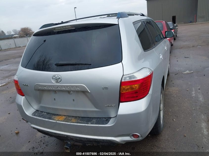 2008 Toyota Highlander VIN: JTEES41A682045552 Lot: 41507686