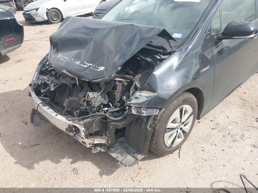 2017 TOYOTA PRIUS VIN: JTDKBRFU2H3052287