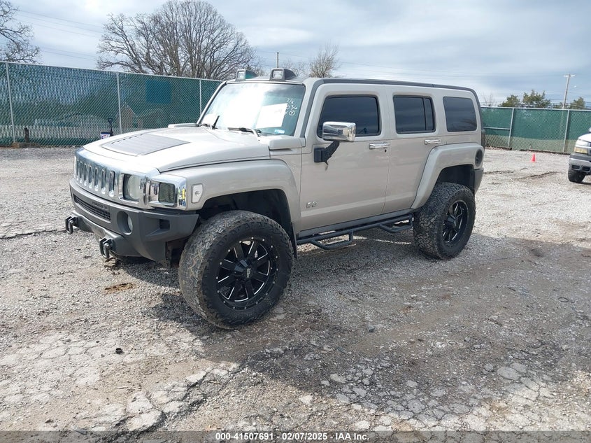 2007 HUMMER H3 SUV VIN: 5GTDN13E078129036