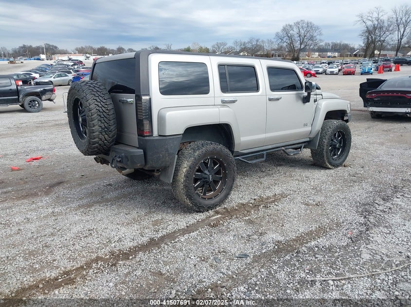 2007 HUMMER H3 SUV VIN: 5GTDN13E078129036