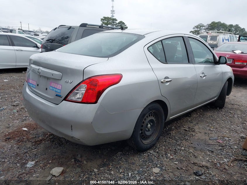 Vin: 3n1cn7ap9cl817271, lot: 41998507, nissan versa 1.6 sv 20124
