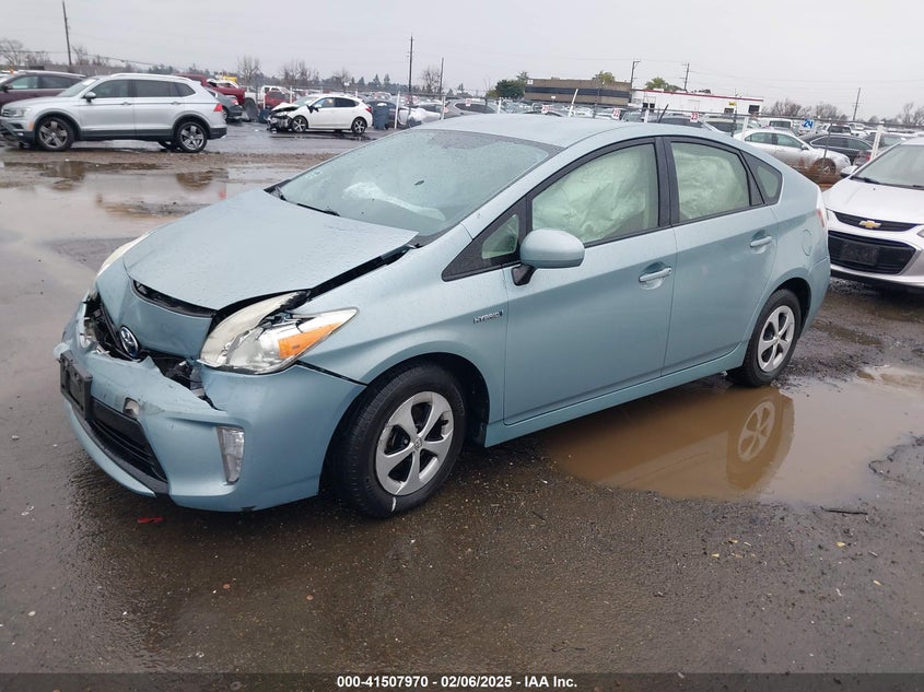 2014 TOYOTA PRIUS VIN: JTDKN3DU1E1741834