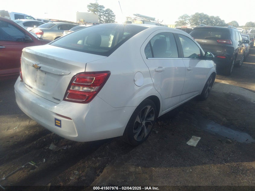 2017 CHEVROLET SONIC VIN: 1G1JF5SB9H4134968