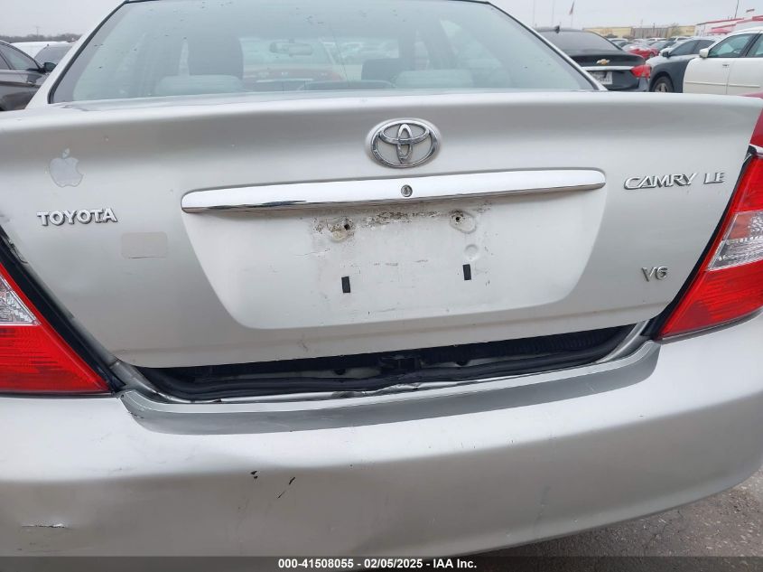 2003 Toyota Camry Le V6 VIN: 4T1BF32K73U566236 Lot: 41508055
