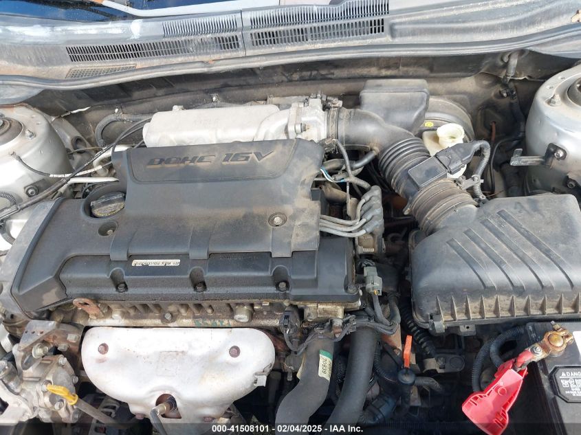 2008 Kia Spectra Ex VIN: KNAFE121085551970 Lot: 41508101