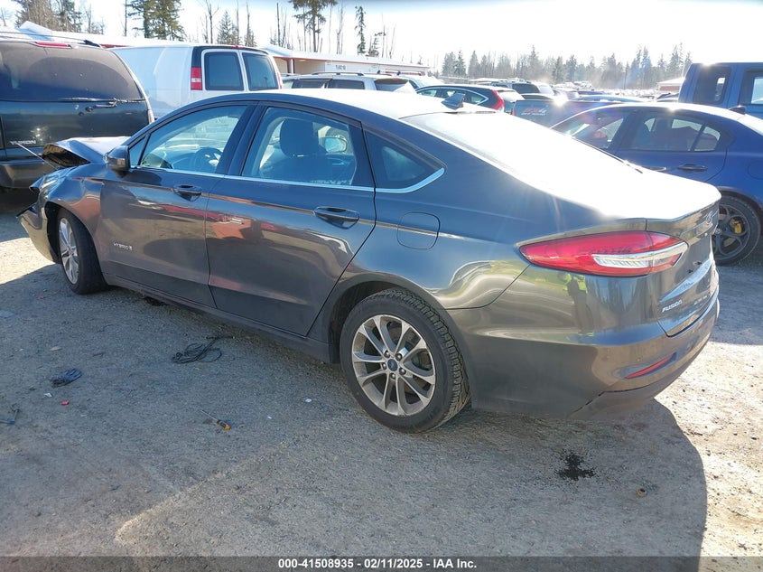 2019 FORD FUSION HYBRID VIN: 3FA6P0LU0KR278393