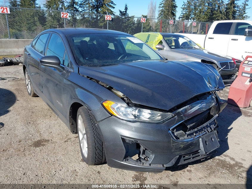 2019 FORD FUSION HYBRID VIN: 3FA6P0LU0KR278393