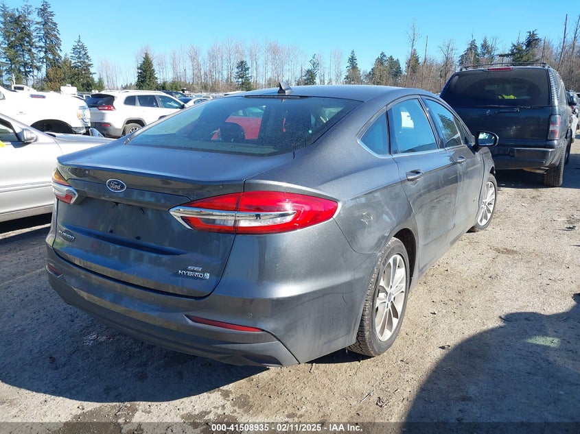 2019 FORD FUSION HYBRID VIN: 3FA6P0LU0KR278393