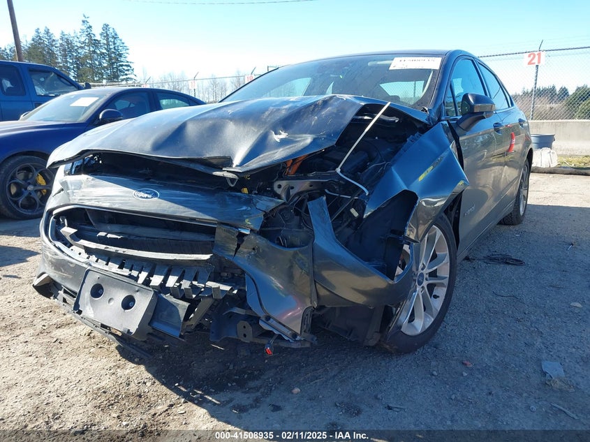 2019 FORD FUSION HYBRID VIN: 3FA6P0LU0KR278393