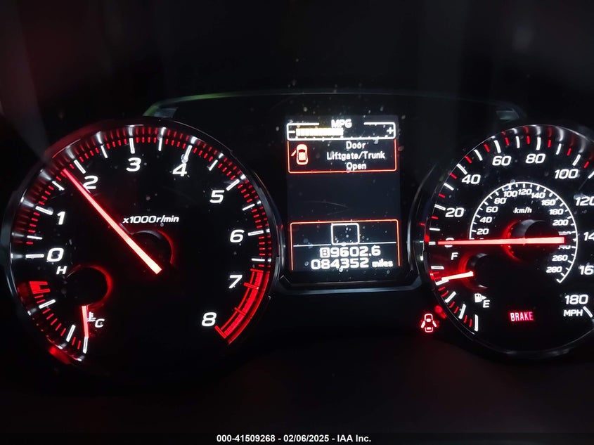 2019 Subaru Wrx Premium VIN: JF1VA1B63K9815324 Lot: 41509268