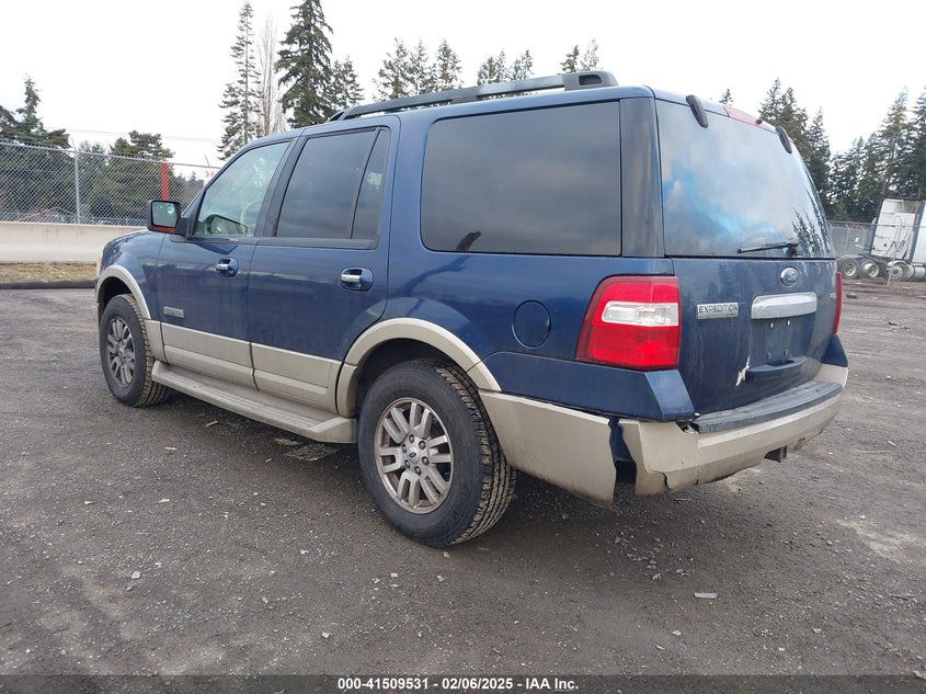 2008 Ford Expedition Eddie Bauer/King Ranch blue suv gasoline 1FMFU18548LA69610 photo #4