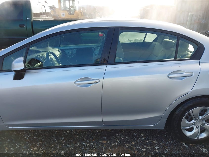 2013 HONDA CIVIC VIN: 2HGFB2F52DH551312