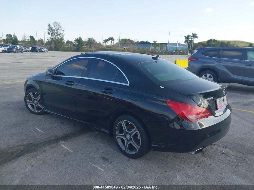 2014 MERCEDES-BENZ CLA 250 VIN: WDDSJ4GB9EN102515