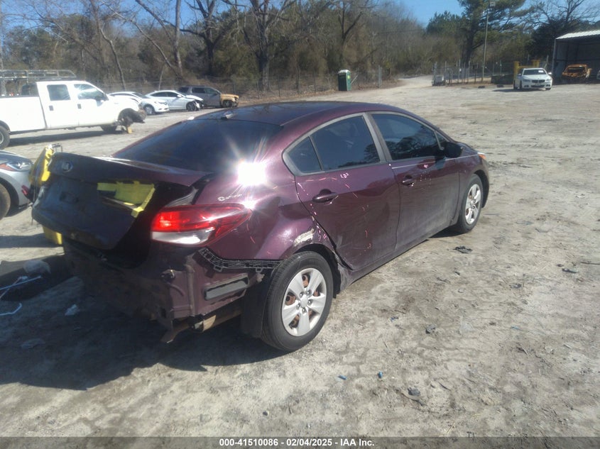 2017 KIA FORTE LX - 3KPFK4A72HE046438