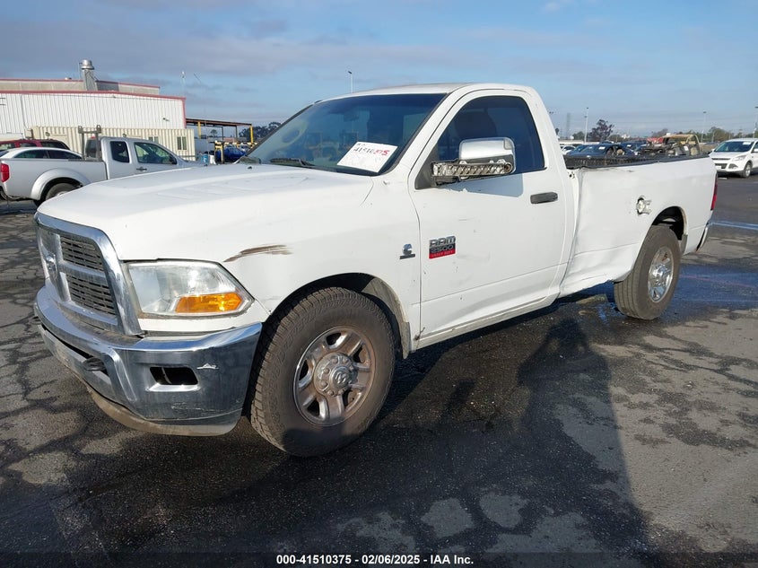 2012 RAM 2500, Left Side, IAAI, VIN 3C6LD4AL1CG127817 — photo 2
