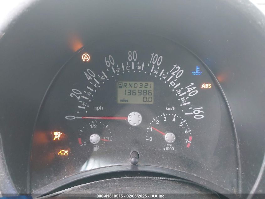 2001 Volkswagen New Beetle Glx VIN: 3VWDD21C21M441683 Lot: 41510575