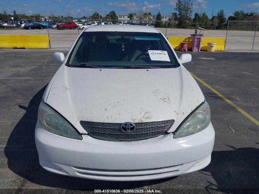 2004 Toyota Camry Le/Se/Std/Xle VIN: 4T1BE32K444293180 Lot: 41510636