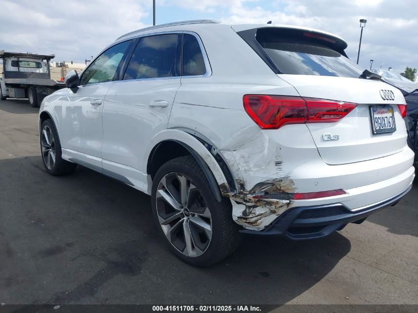 2020 AUDI Q3 PRESTIGE 45 TFSI S LINE QUATTRO TIPTRONIC - WA1FECF31L1107291