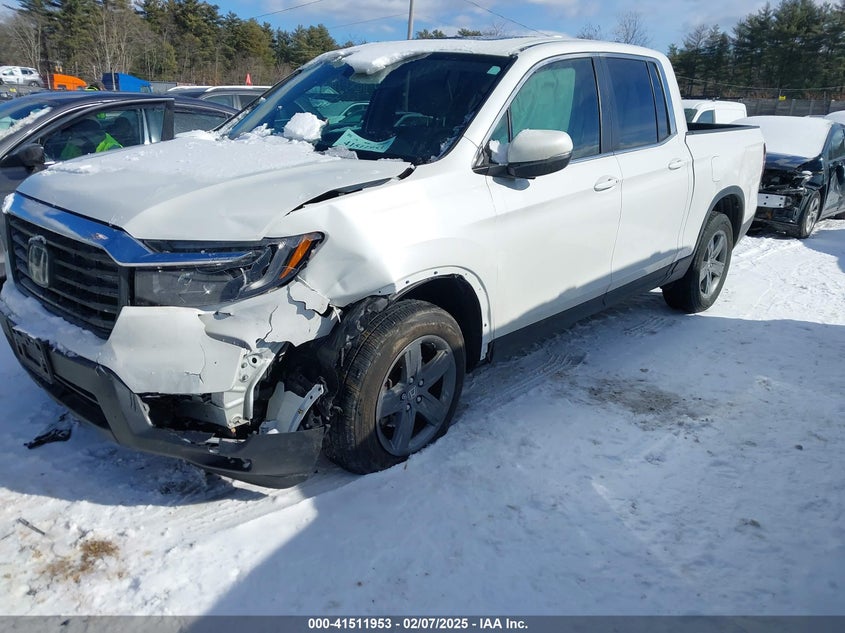 VIN 5FPYK3F56NB028418 2022 HONDA RIDGELINE RTL