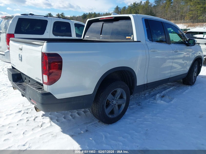 VIN 5FPYK3F56NB028418 2022 HONDA RIDGELINE RTL