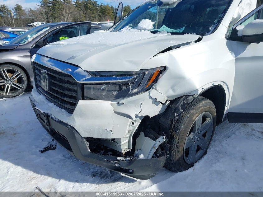 VIN 5FPYK3F56NB028418 2022 HONDA RIDGELINE RTL