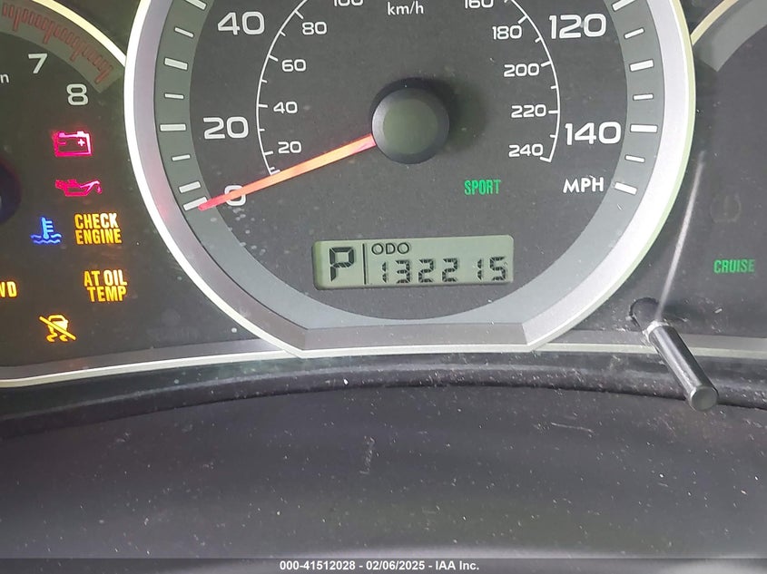 2009 SUBARU IMPREZA OUTBACK SPORT VIN: JF1GH63619H817654