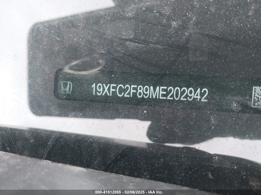 2021 HONDA CIVIC SPORT - 19XFC2F89ME202942