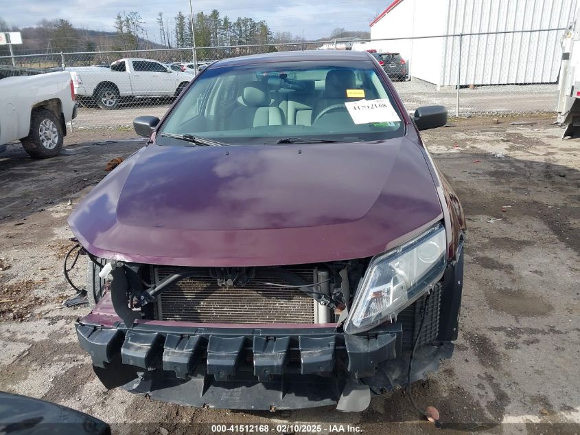 2012 Ford Fusion S VIN: 3FAHP0GA3CR392186 Lot: 41512168