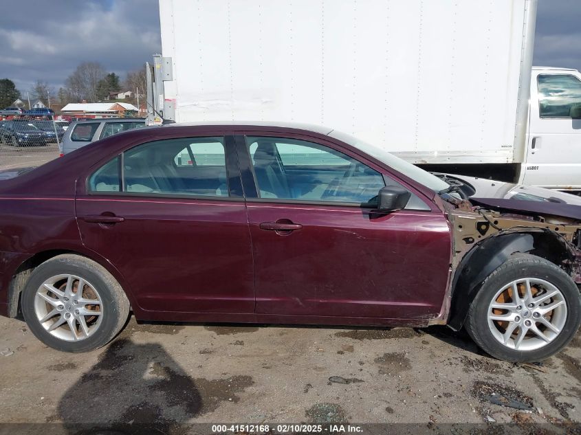 2012 Ford Fusion S VIN: 3FAHP0GA3CR392186 Lot: 41512168
